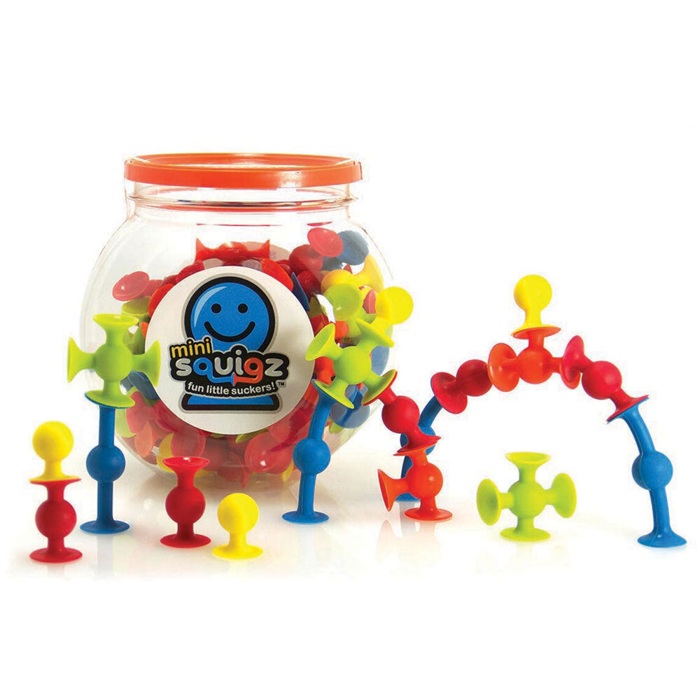 Fat Brain Toy Co. 75pc Mini Squigz Suction Construction Set — image 2