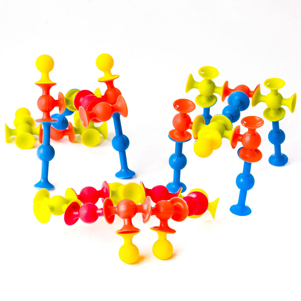 Fat Brain Toy Co. 75pc Mini Squigz Suction Construction Set — image 4