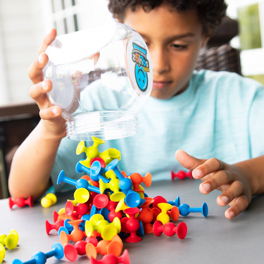 Fat Brain Toy Co. 75pc Mini Squigz Suction Construction Set — image 10