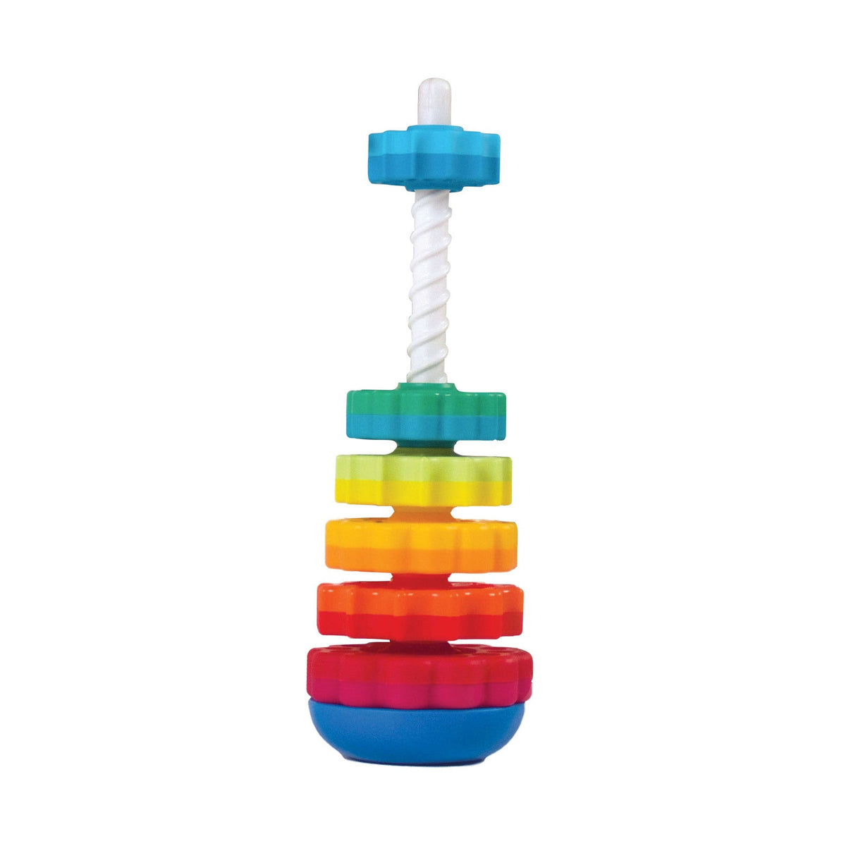 Fat Brain Toy Co. Fat Brain Toy Co SpinAgain Stacking And Twirling Hand Eye Coordination Toy — image 6