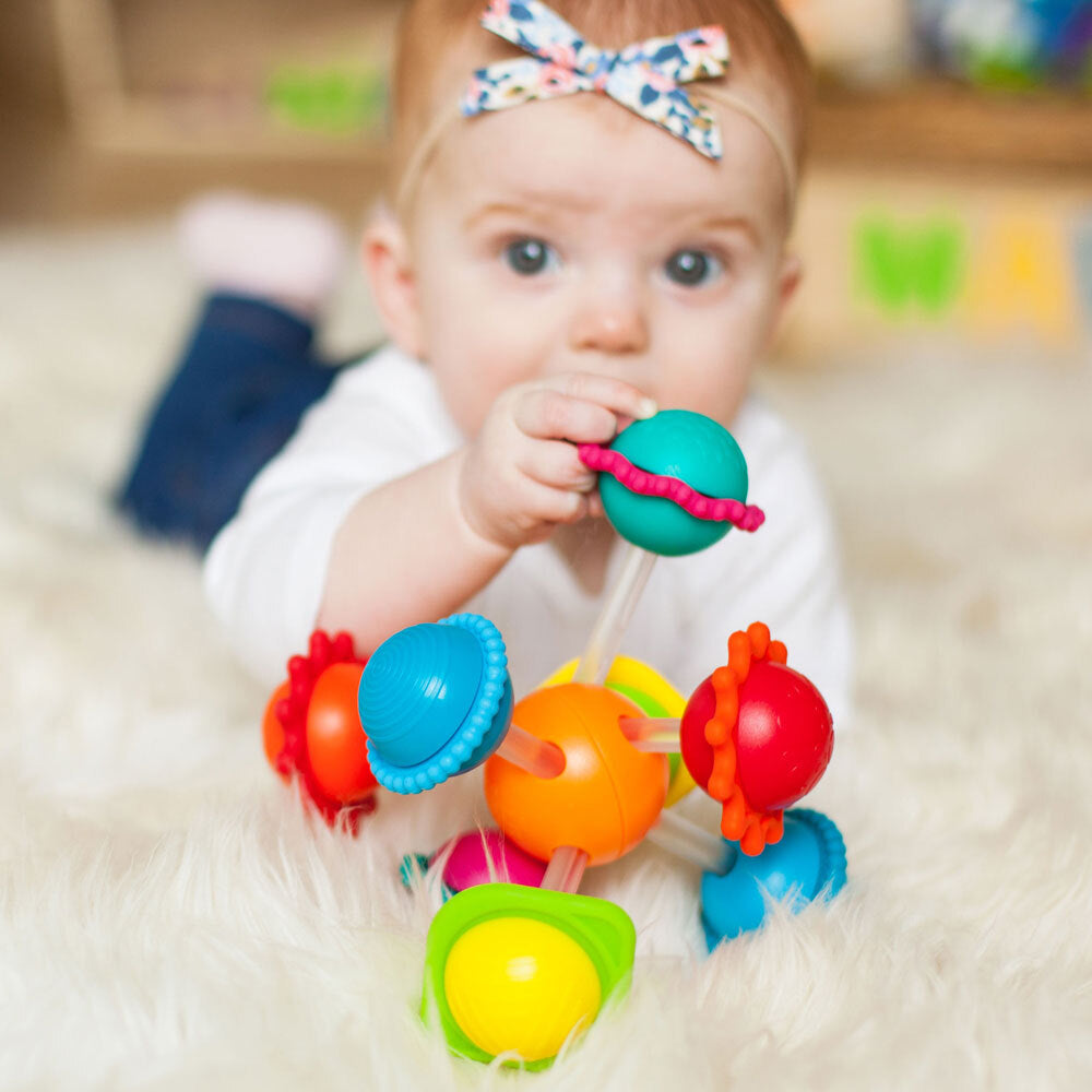 Fat Brain Toy Co. Fat Brain Toys 16cm Wimzle Ball Silicone Sensory Learning Toy 6m+ Baby/Toddler — image 7