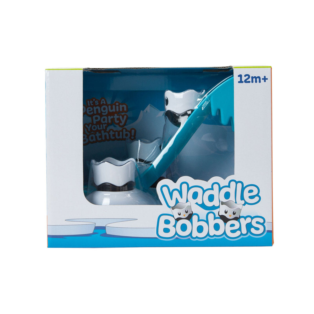 Fat Brain Toy Co. Fat Brain Toy Co Waddle Bobbers Kids/Baby 12m-5y Iceberg & Penguins Bath Toy — image 4