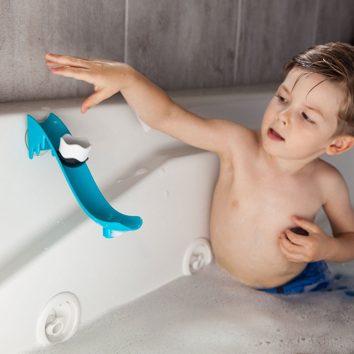 Fat Brain Toy Co. Fat Brain Toy Co Waddle Bobbers Kids/Baby 12m-5y Iceberg & Penguins Bath Toy — image 8