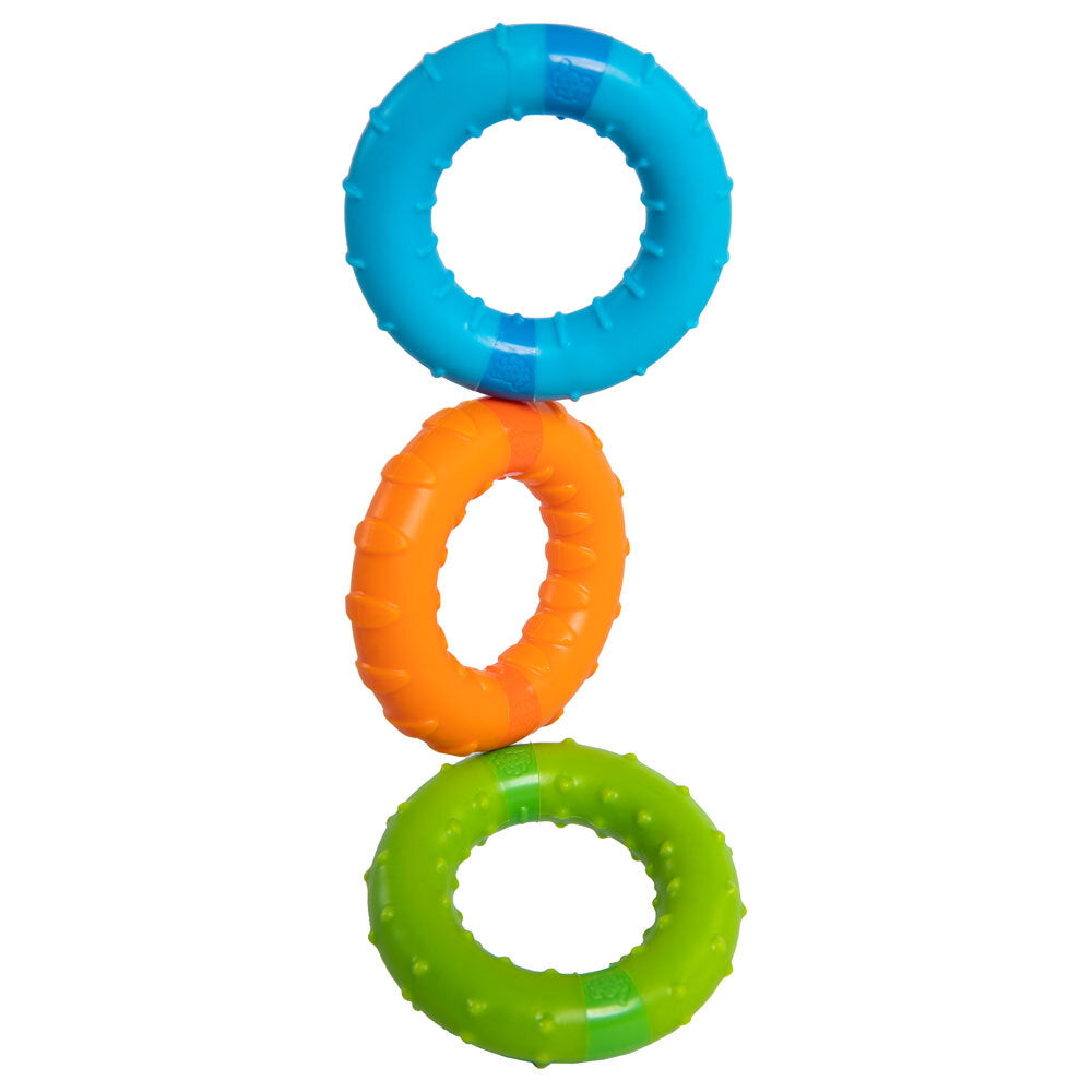 Fat Brain Toy Co. Fat Brain Toys 6cm Silly Rings Toy Sensory Magnetic Ring 12m+ Baby/Toddler (3 Pieces) — image 5