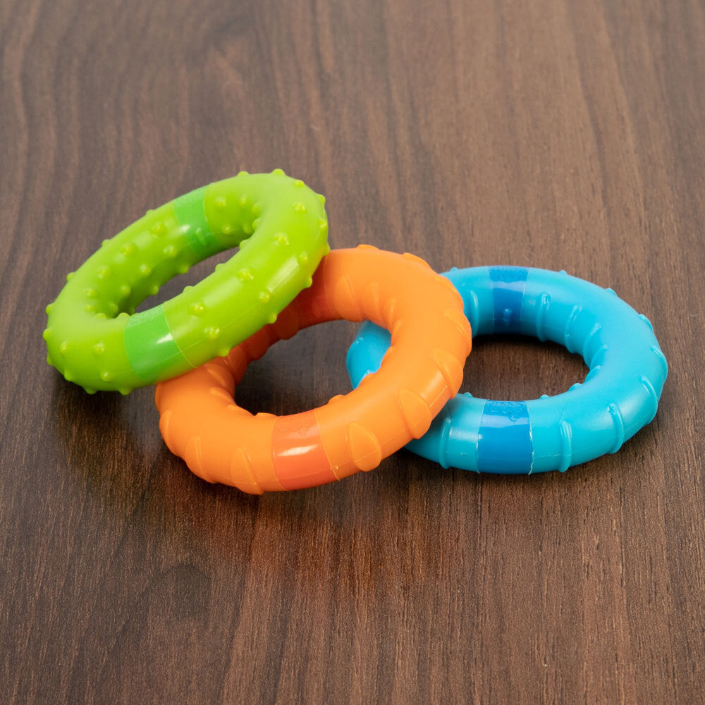 Fat Brain Toy Co. Fat Brain Toys 6cm Silly Rings Toy Sensory Magnetic Ring 12m+ Baby/Toddler (3 Pieces) — image 7