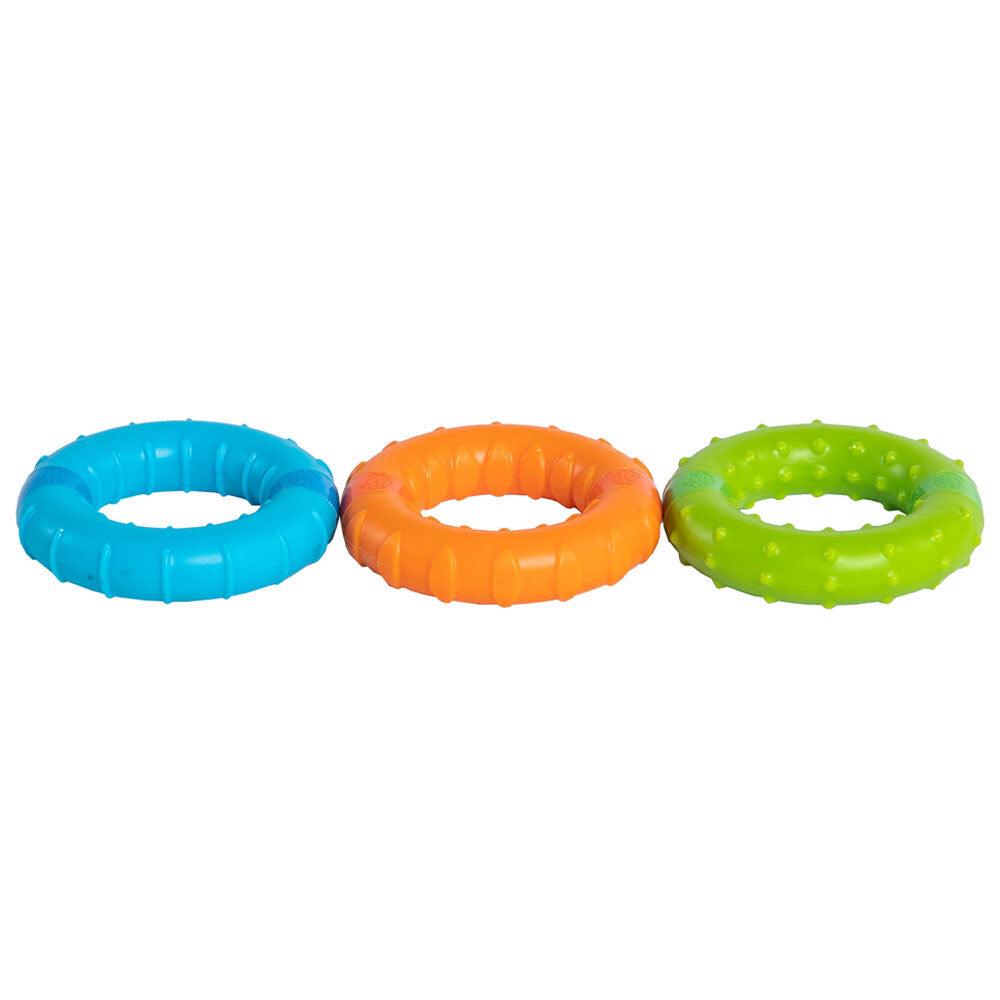 Fat Brain Toy Co. Fat Brain Toys 6cm Silly Rings Toy Sensory Magnetic Ring 12m+ Baby/Toddler (3 Pieces) — image 2