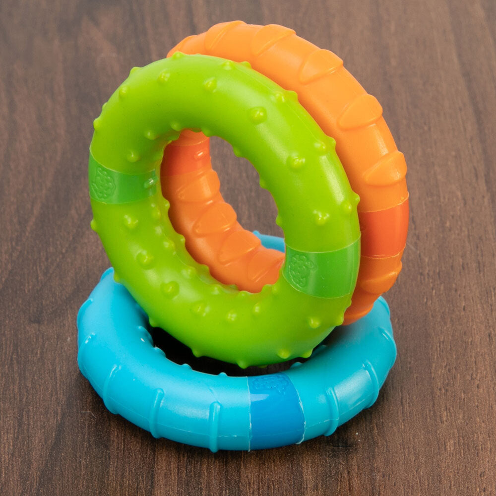 Fat Brain Toy Co. Fat Brain Toys 6cm Silly Rings Toy Sensory Magnetic Ring 12m+ Baby/Toddler (3 Pieces) — image 8