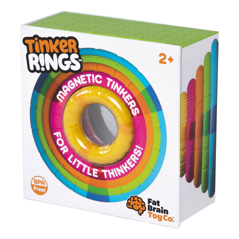 Fat Brain Toy Co. Fat Brain Toys Tinker Rings Stacking Learning/Educational Toy 2y+ Kids/Children — image 5