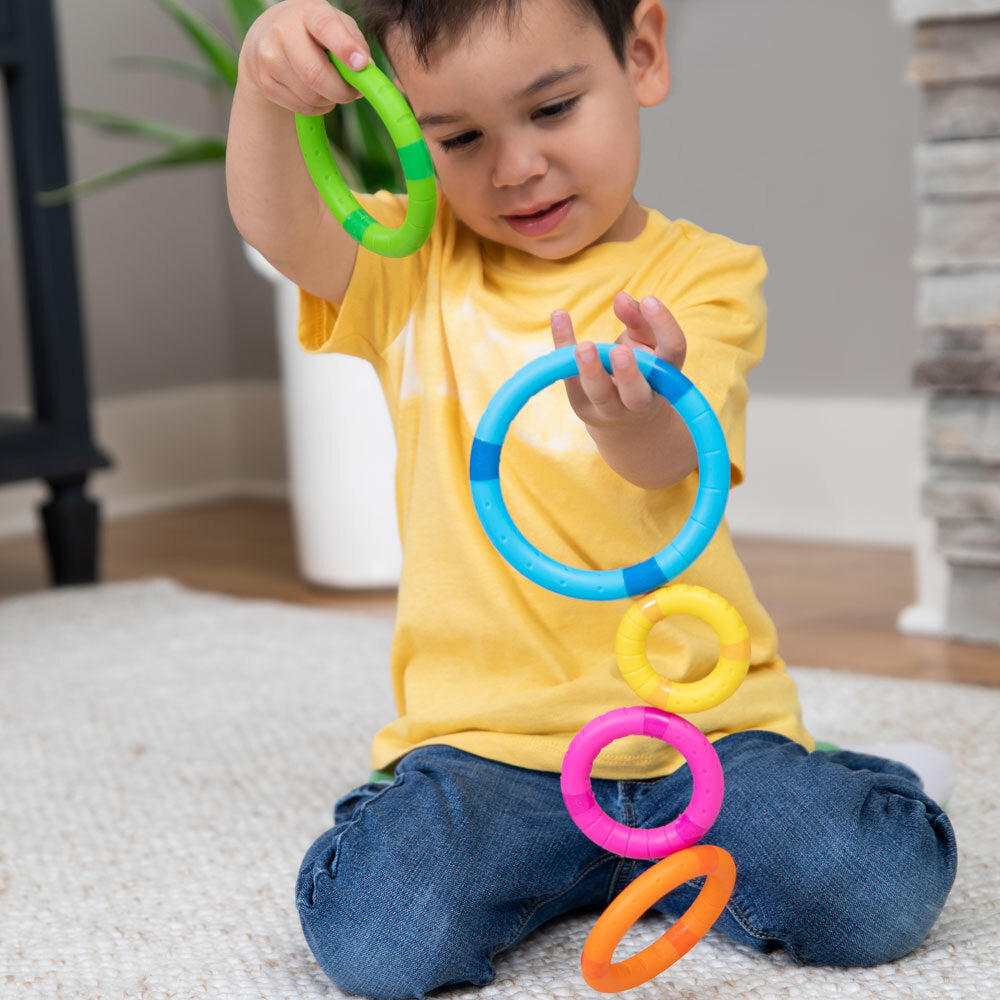 Fat Brain Toy Co. Fat Brain Toys Tinker Rings Stacking Learning/Educational Toy 2y+ Kids/Children — image 9