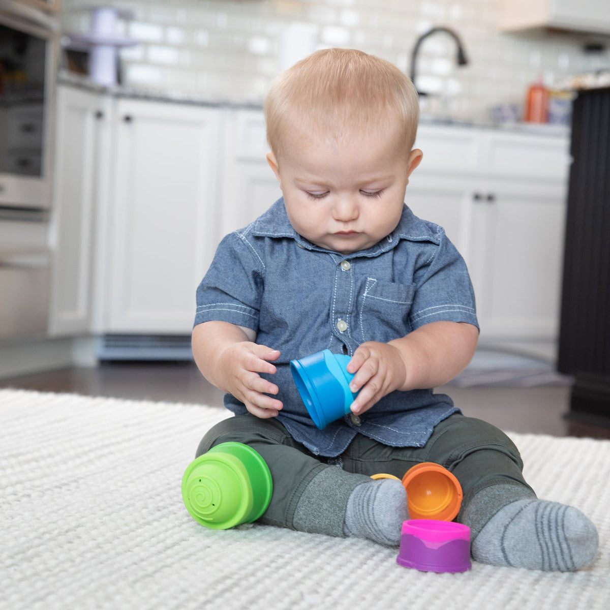 Fat Brain Toy Co. Fat Brain Toy Co Dimpl Stack 6m+ — image 8