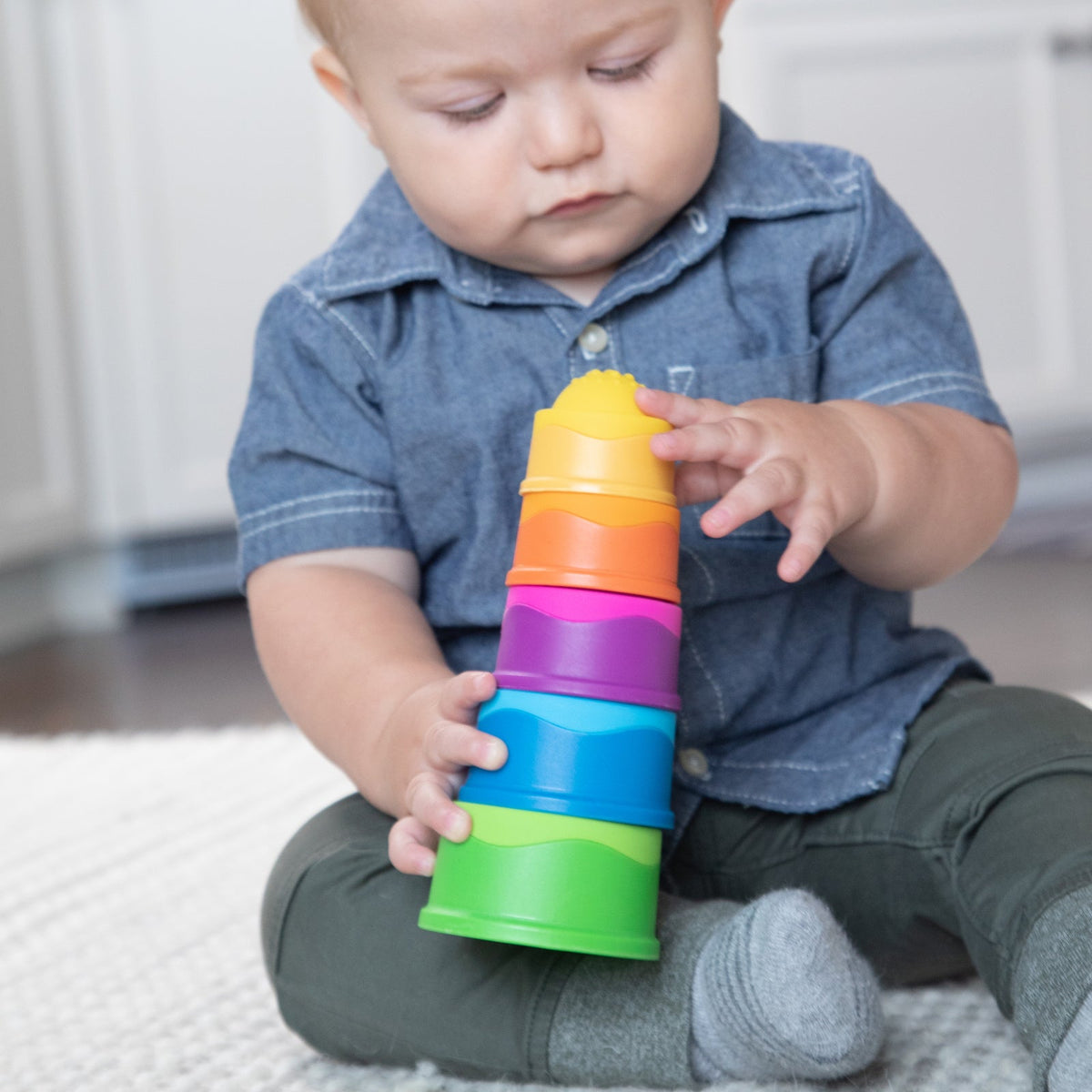 Fat Brain Toy Co. Fat Brain Toy Co Dimpl Stack 6m+ — image 7