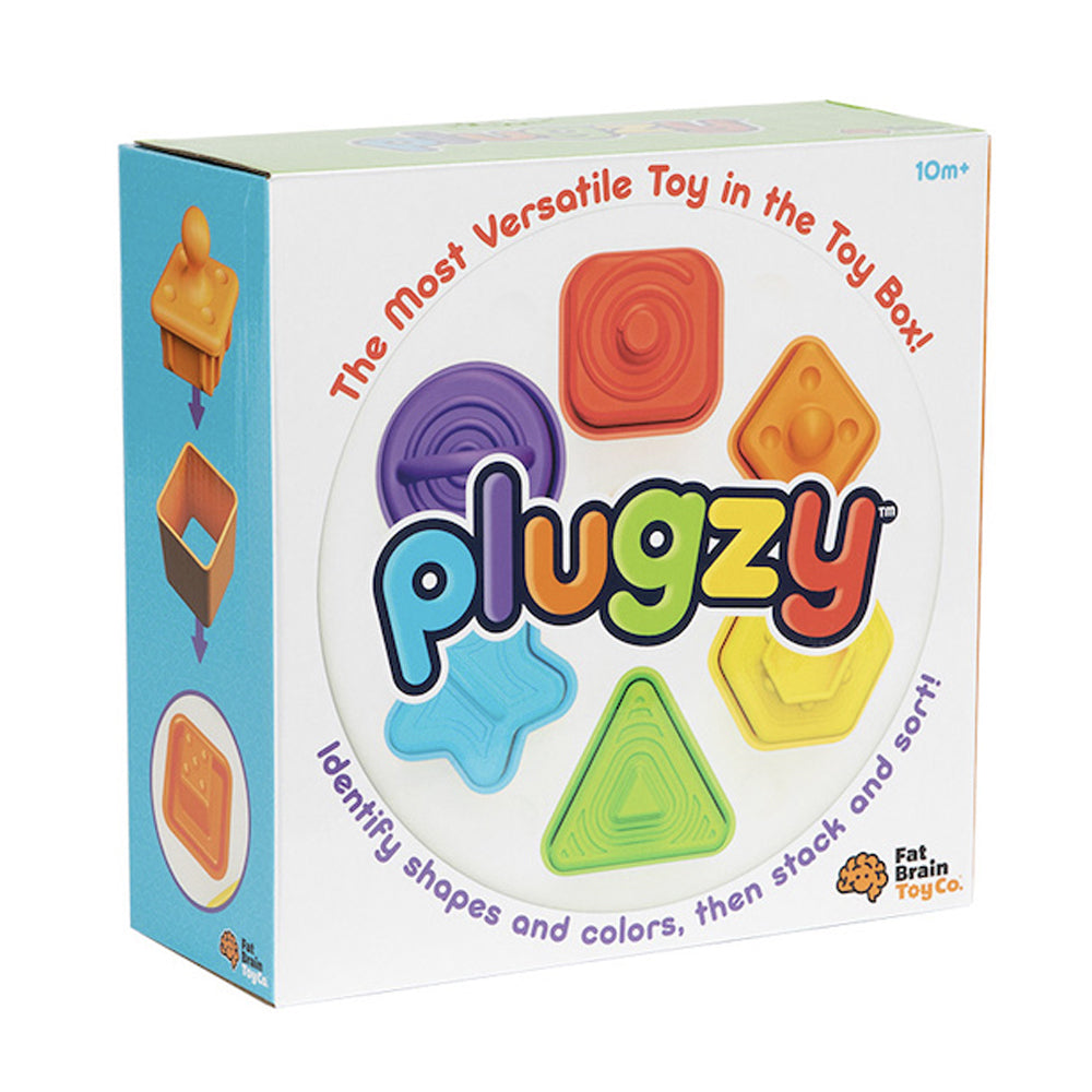 Fat Brain Toy Co. Fat Brain Toys Co 23cm Plugzy Shape & Colour Kids Activity Sensory Play Toy 10m+ — image 2