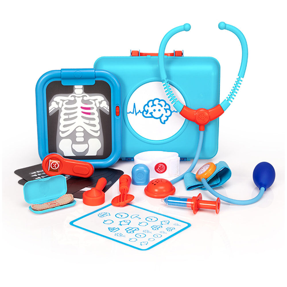 Fat Brain Toy Co. Fat Brain Toys Pretendables Doctors Activity Battery Powered Play Set 3Y+