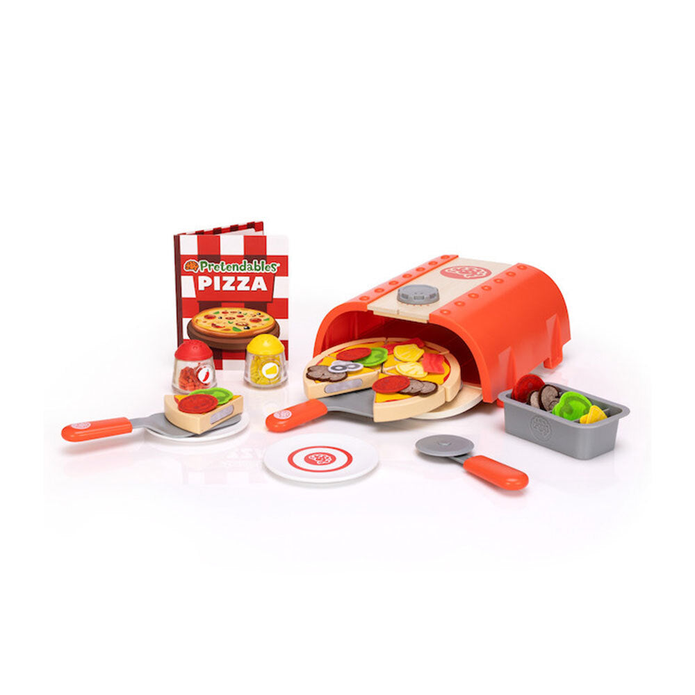 Pretendables Backyard Pizza Oven Set Pretend Kitchen Kids/Childrens Toy 3y+