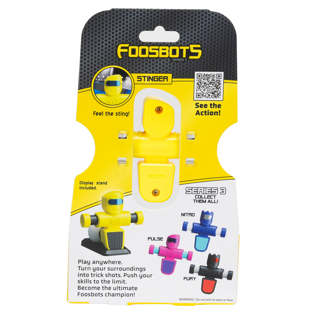 Foosbots Series 3 Stringer Yellow Kids/Children Action Robots Fun Toy Set 6+ — image 3