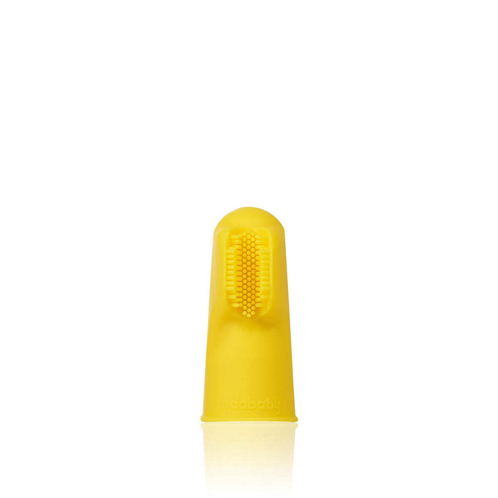 Frida Baby/Infant Toddler Grooming Mouth Fingerbrush/Toothbrush Yellow 3m+ — image 2