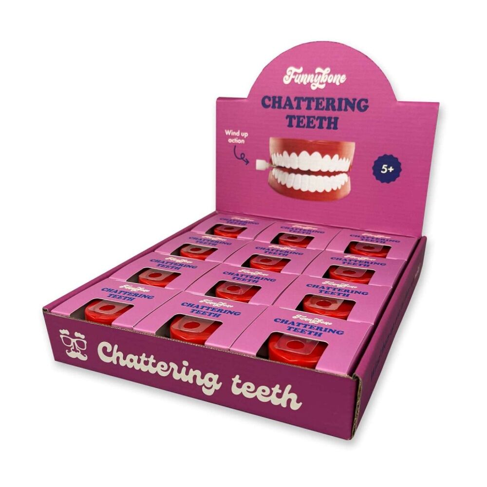 Funnybone Chattering Teeth Wind Up Novelty Desk Fun Toy — image 5