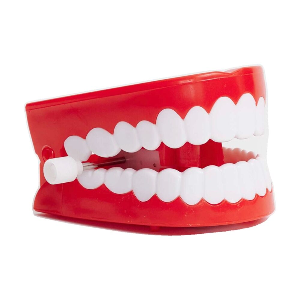Funnybone Chattering Teeth Wind Up Novelty Desk Fun Toy