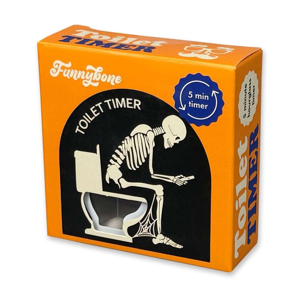 Funnybone Toilet Timer Hourglass Fun Bathroom Countdown Prank Gift — image 2