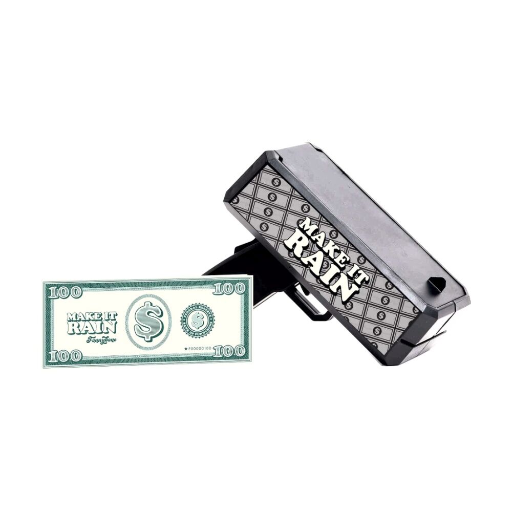 Funnybone Make It Rain Money Maker Party Game Cash Launcher Fun Toy