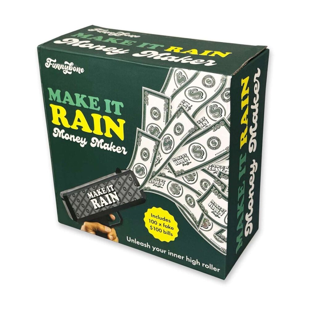 Funnybone Make It Rain Money Maker Party Game Cash Launcher Fun Toy — image 2