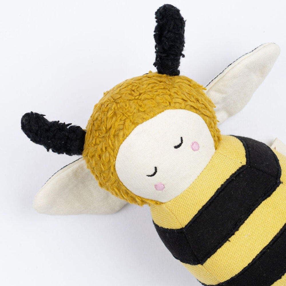 Fabelab Organic Soft Cotton Tumbler Bee Fun Baby/Infant Play Toy 18cm 0y+ — image 2