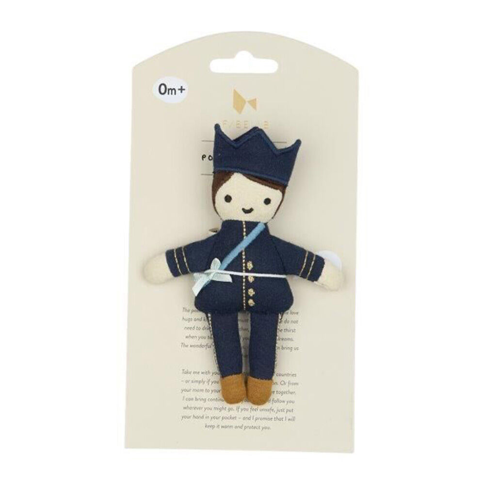 Fabelab 14cm Baby/Infant Toy Organic Soft Cotton Pocket Friend King 0y+