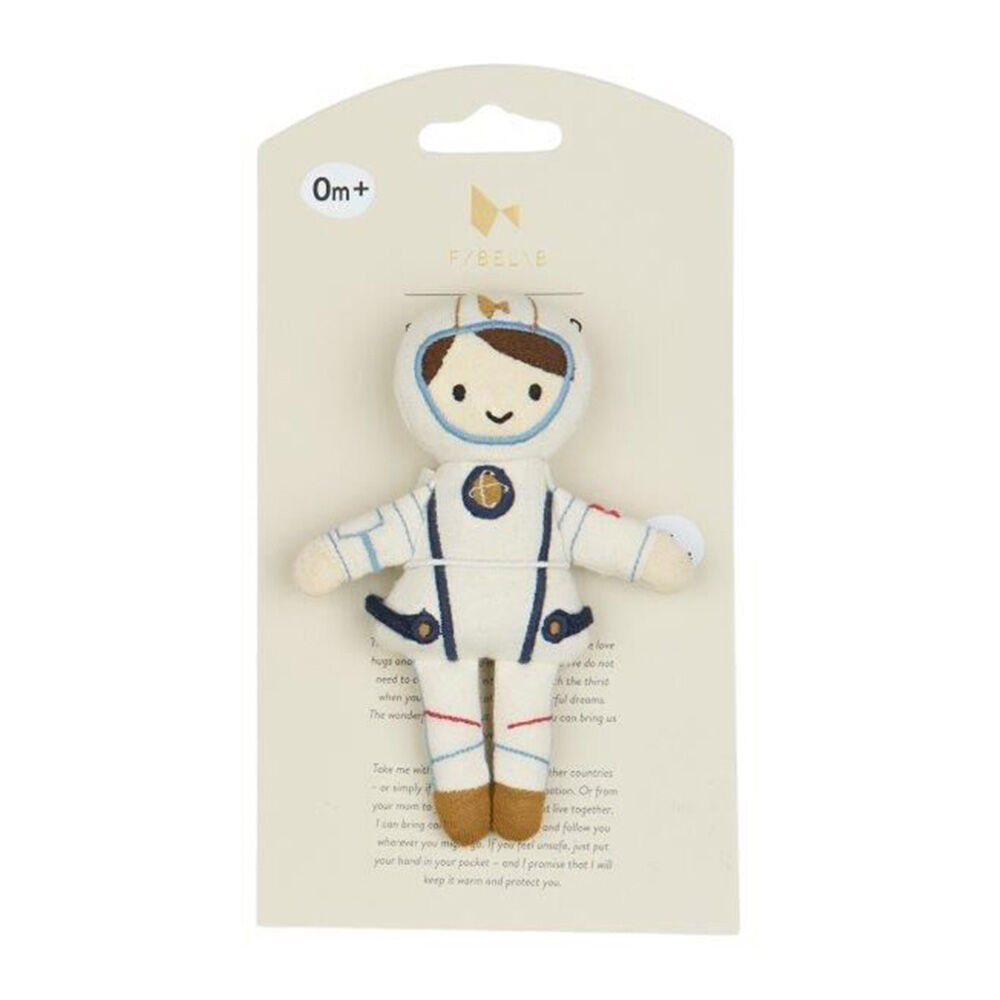 Fabelab 14cm Baby/Infant Toy Organic Soft Cotton Pocket Friend Astronaut 0y+