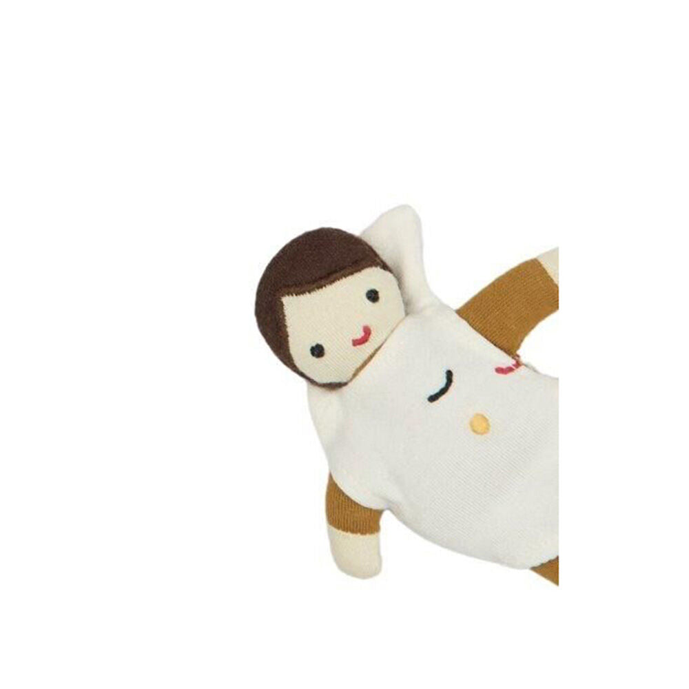 Fabelab 14cm Baby/Infant Toy Organic Soft Cotton Pocket Friend Moon 0y+ — image 4