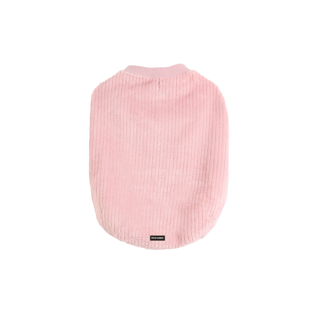 Frank Barker Velvet Lined Corduroy Pet/Dog Animal Winter Coat Small 28x35cm Pink