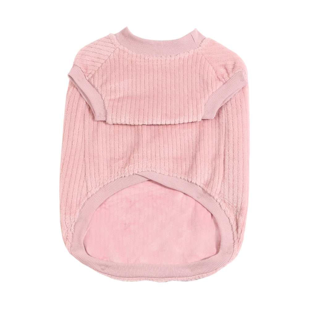 Frank Barker Velvet Lined Corduroy Pet/Dog Animal Winter Coat Small 28x35cm Pink — image 2