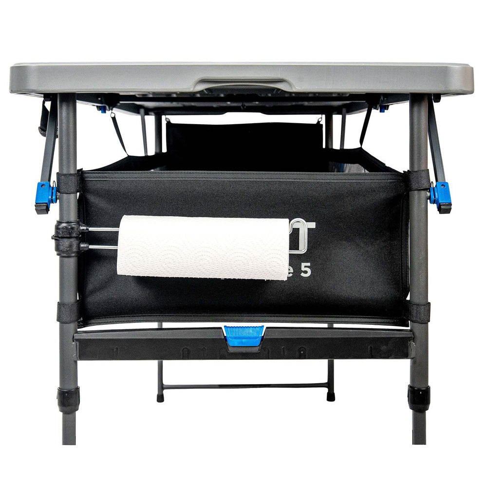 Quest Outdoors Camp Table 5 w/ Storage Organiser Camping Furniture 153x65cm — image 7
