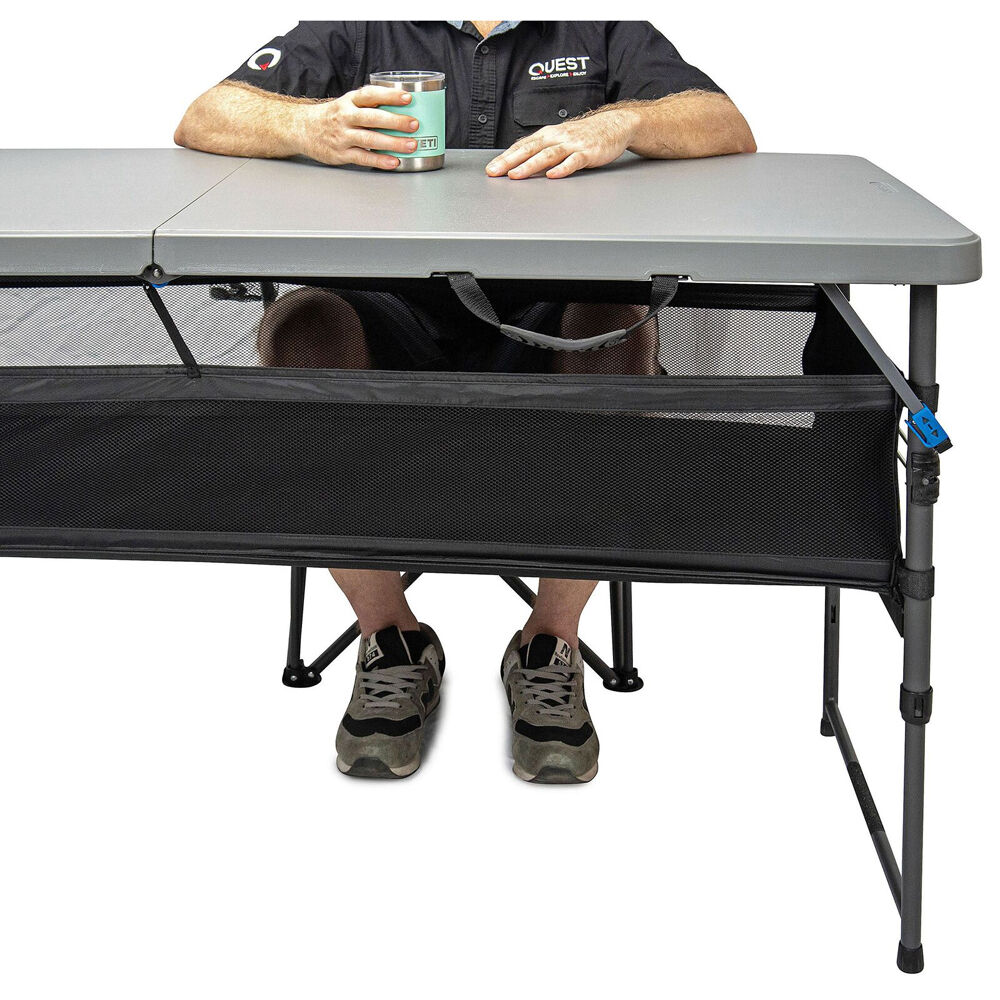 Quest Outdoors Folding Portable Outdoor Travel Camping/Picnic Dining Table 6 — image 5