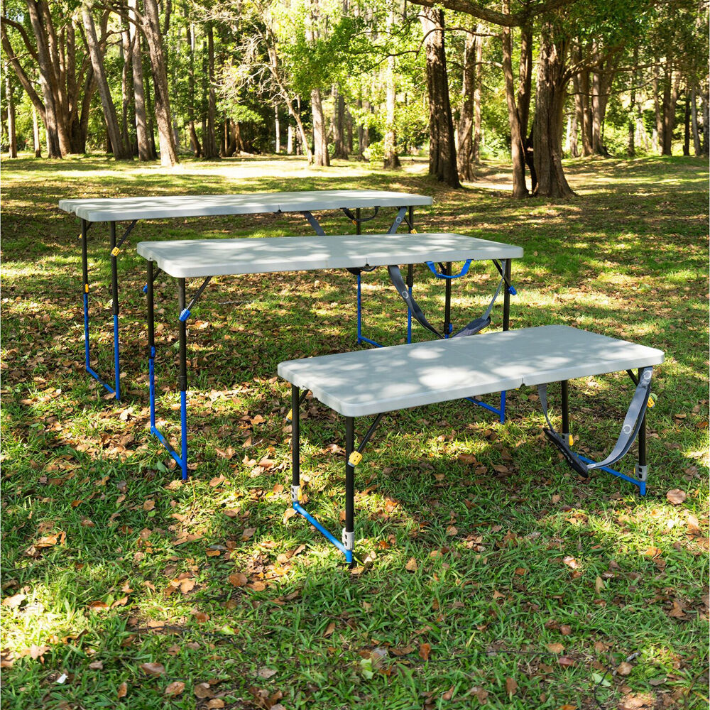 Quest Versalite 180 Multi Height Camping Table Folding Portable Adjustable 155kg — image 7