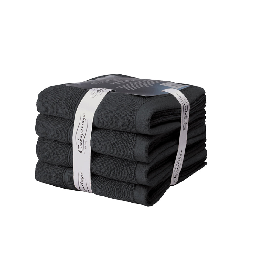 Onkaparinga Ultimate Alanya Cotton Bath Mat/Towel 850Gsm Highly Absorbant Castlerock (2 Pack) — image 2
