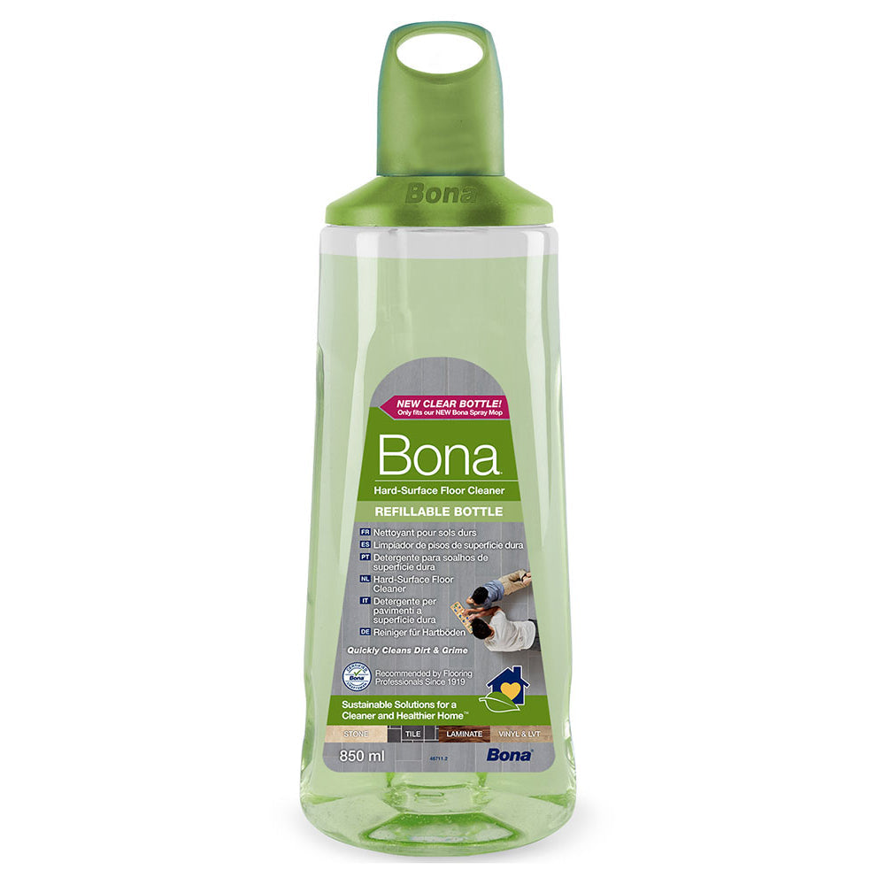 Bona 850ml Hard Surface Floor/Tile Cleaner Refill Cartridge For New Spray Mop (2 Pack) — image 2
