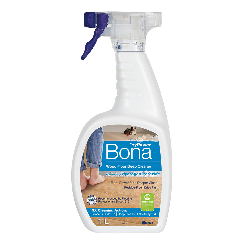 Bona 1L & 2.5L Wood Floor Deep Cleaner Mop Refill & Spray w/Hydrogen Peroxide — image 2