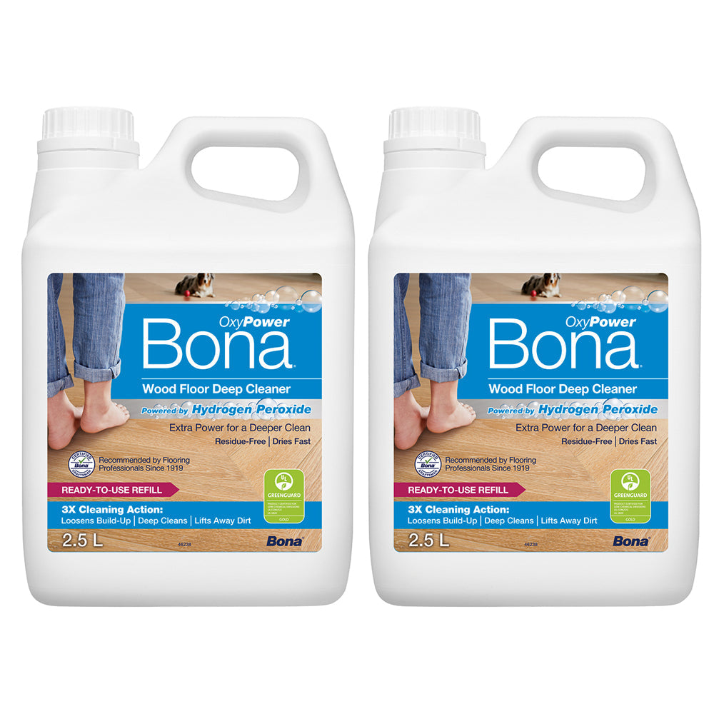 Bona 2.5L Deep Cleaner Refill for Wood Floors (2 Pack)