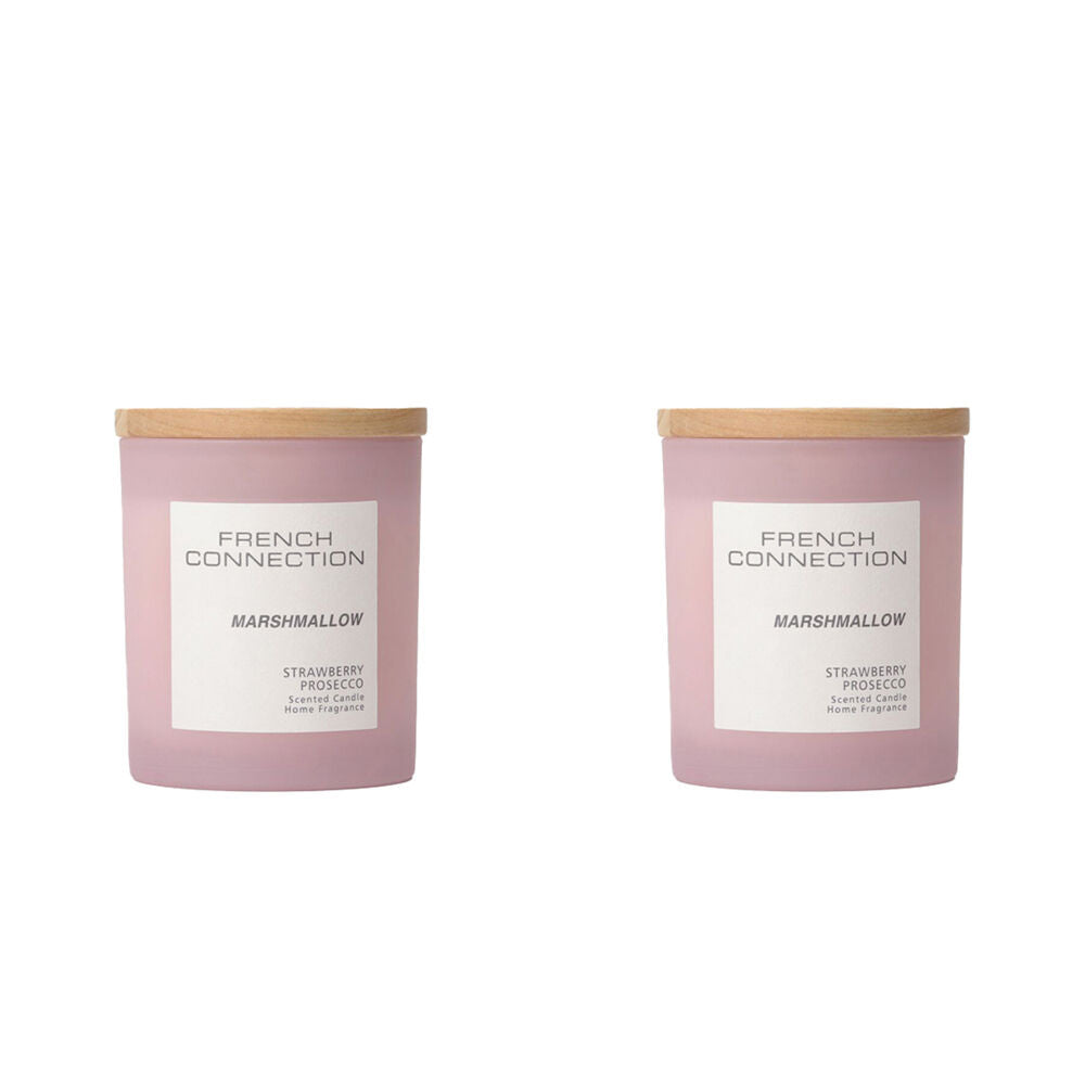 French Connection Marshmallow (Strawberry Prosecco) Medium Candle 200g (2 Pack)