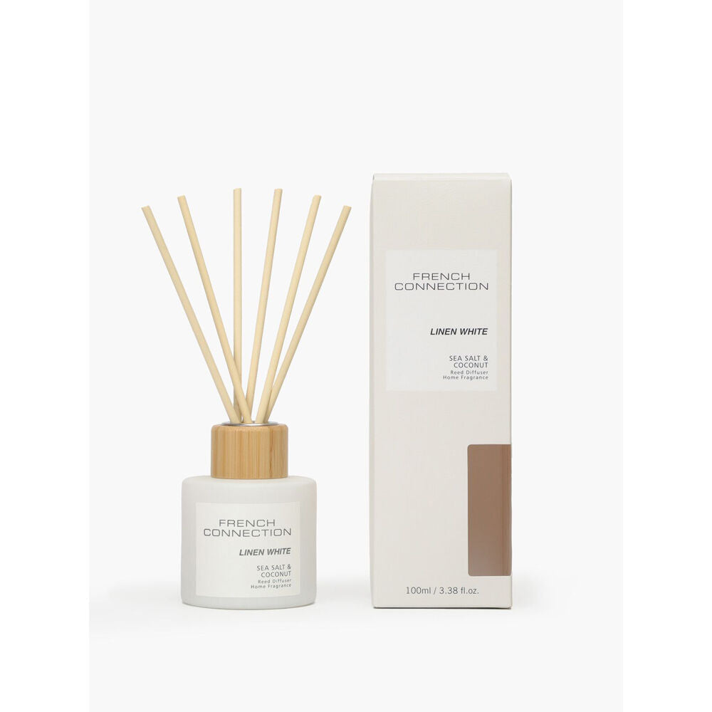 French Connection Linen White Sea Salt & Coconut Liquid Diffuser 100ml (2 Pack) — image 3