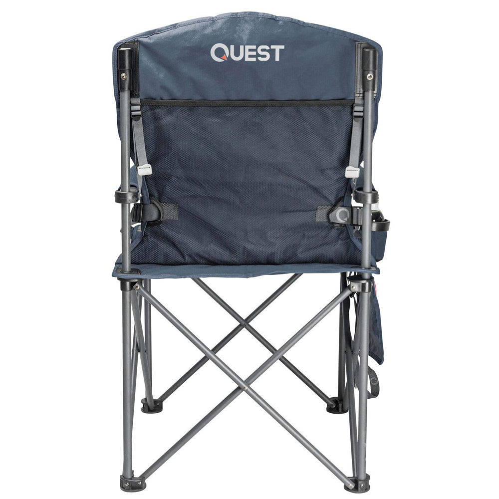 Quest Outdoors Castaway Hard Arm Camping Chair Hiking/Picnic Seat Midnight — image 5