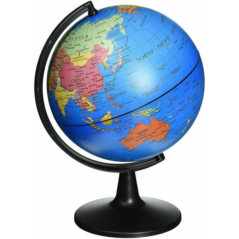 Edu-Toys Educational Desk Swivel Globe 13cm Kids/Children Geography Toy 8y+