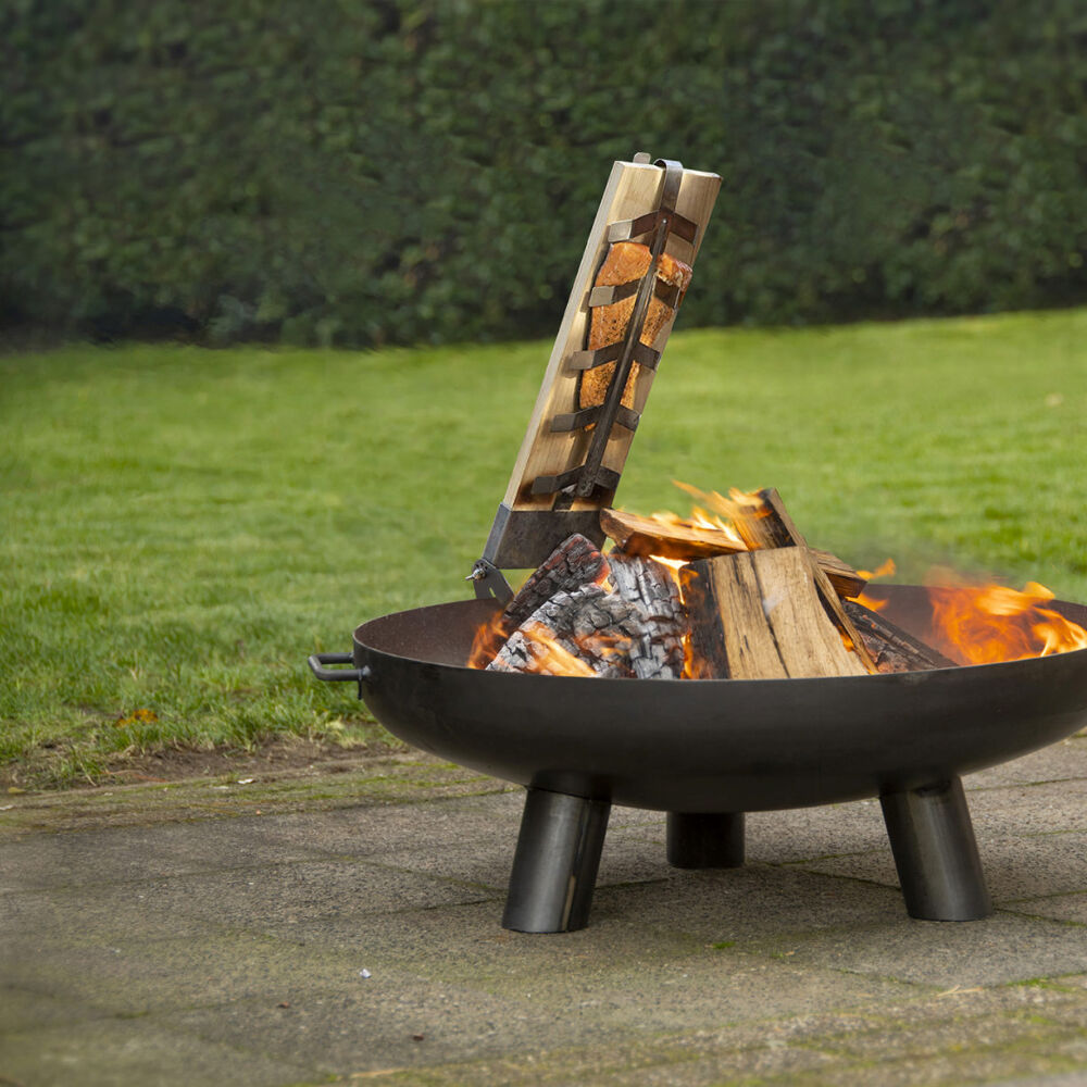 Esschert Design Salmon Flame Board Outdoor Camping Cookware 55.2cm Natural — image 2