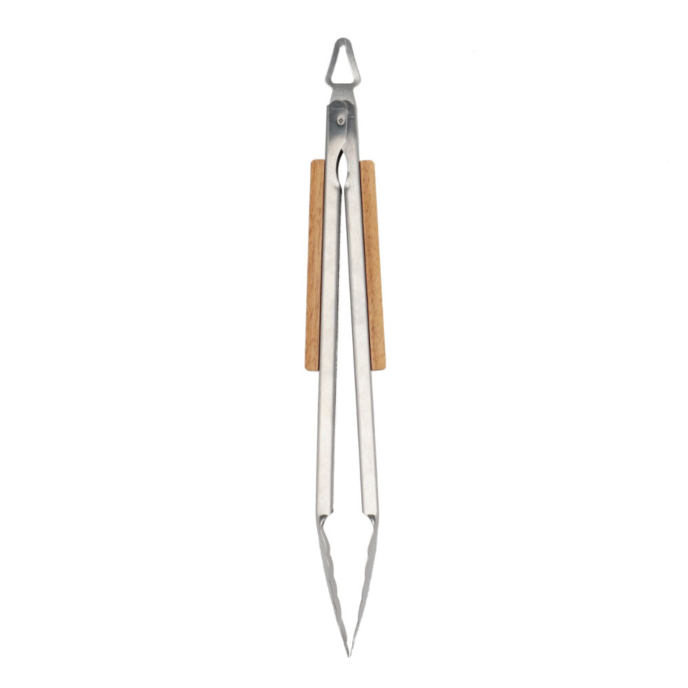 Esschert Design Stainless Steel Barbecue Tongs Cooking Utensil 45.4cm Silver