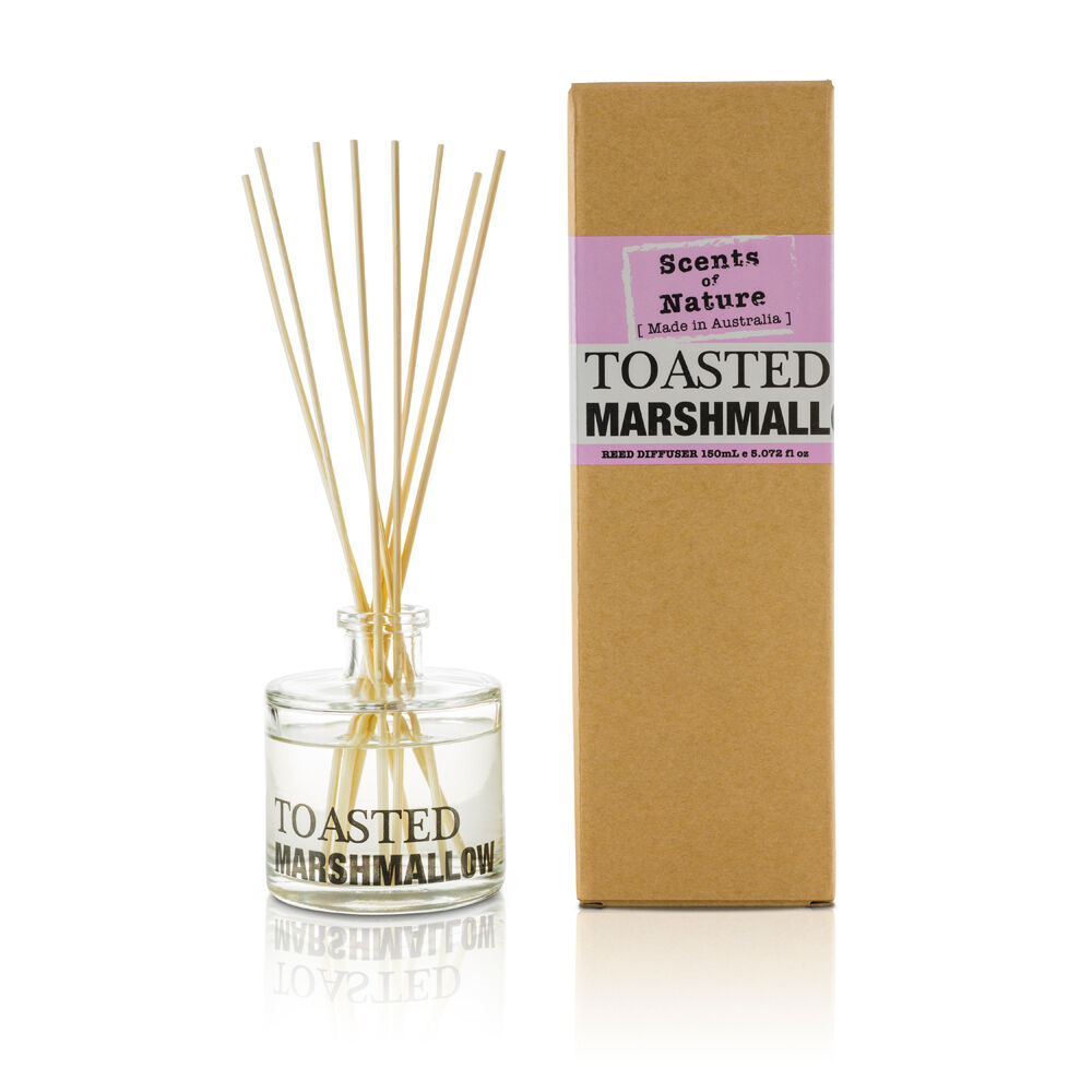 Scents of Nature Toasted Marshmallow Reed Diffuser 150ml Sweet Scent