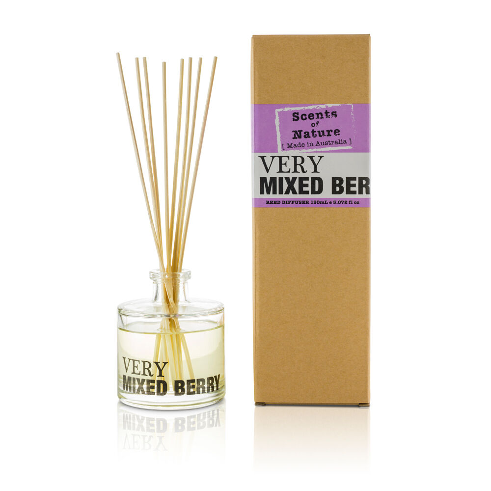 Scents of Nature Very Mixed Berry Reed Diffuser 150ml Sweet & Fruity Scent