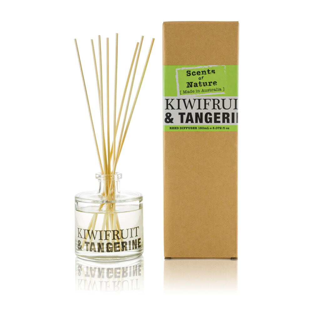 Scents of Nature Kiwifruit & Tangerine Reed Diffuser 150ml Zesy Zing Scent