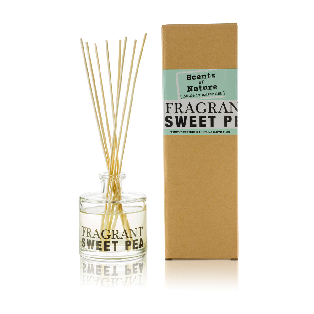 Scents of Nature Fragrant Sweet Pea Reed Diffuser 150ml Floral Sweetness