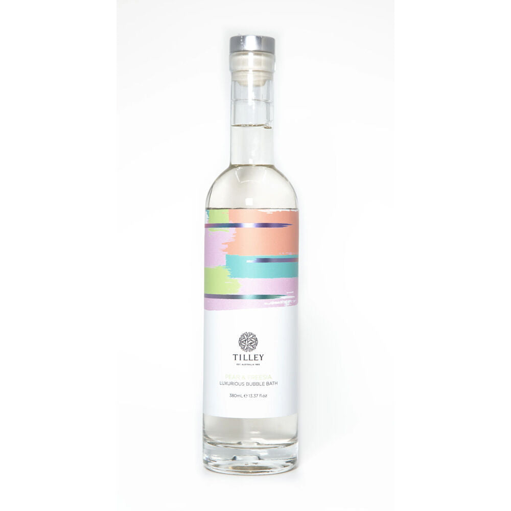 Tilley Classic White Pear & Freesia 380ml Bubble Bath Limited Edition