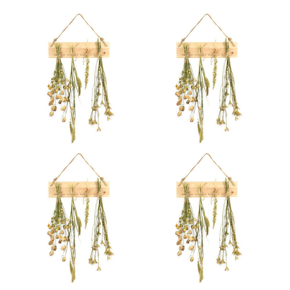 Esschert Design Rustic Pinewood Herb & Flower Drying Rack 38.5cm Natural (4 Pack)